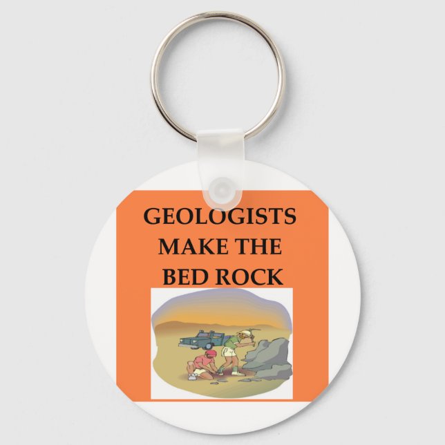 GEOLOGY geologist gifts Key Ring (Front)