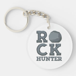 Geology Geologist Rock Hunter Key Ring