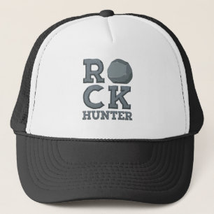 Geology Geologist Rock Hunter Trucker Hat