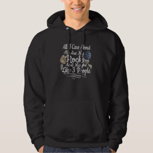 Geology Geologist Stone Rock Hunting Agate Hunter Hoodie