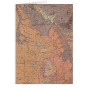 Geology Map, Yellowstone National Part, Wyoming