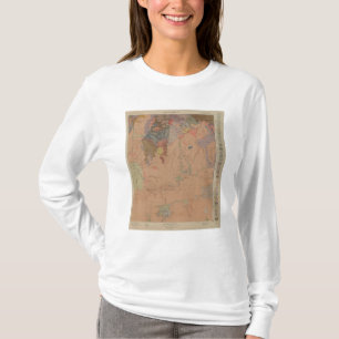 Geology Map, Yellowstone National Part, Wyoming T-Shirt
