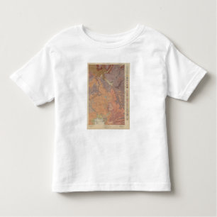 Geology Map, Yellowstone National Part, Wyoming Toddler T-Shirt