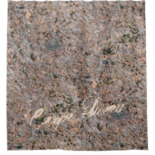 Geology Nature Photo Rock Texture any Text Shower Curtain