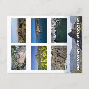 Geology of cyprus postcard