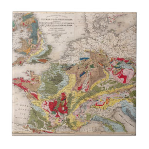 Geology of Europe Tile