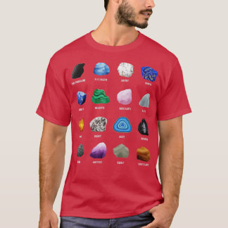 Geology Ores Minerals Gems and Crystals Rock Funny T-Shirt