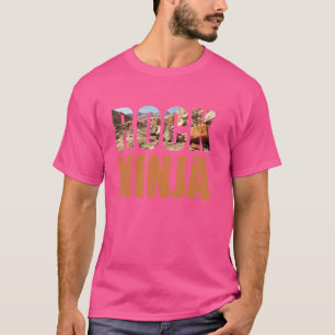 Geology Rock Collecting Rock Ninja T-Shirt