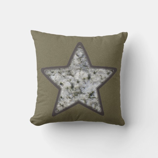 Geology Rock Star on Custom Colour Cushion (Front)