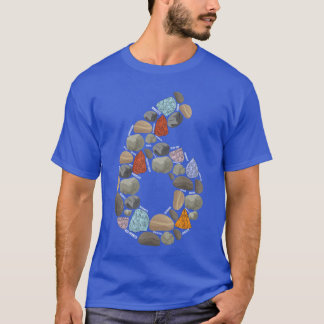 Geology Rocks 6 Years Old 6th Birthday Rock Collec T-Shirt