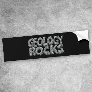 Geology Rocks - Earth Science Pun Bumper Sticker