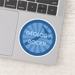 Geology Rocks! Geologist's Hammer Badge Vinyl
