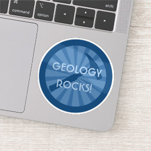 Geology Rocks! Geologist's Hammer Badge Vinyl