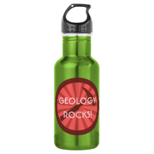 Geology Rocks! Hammer Badge 532 Ml Water Bottle