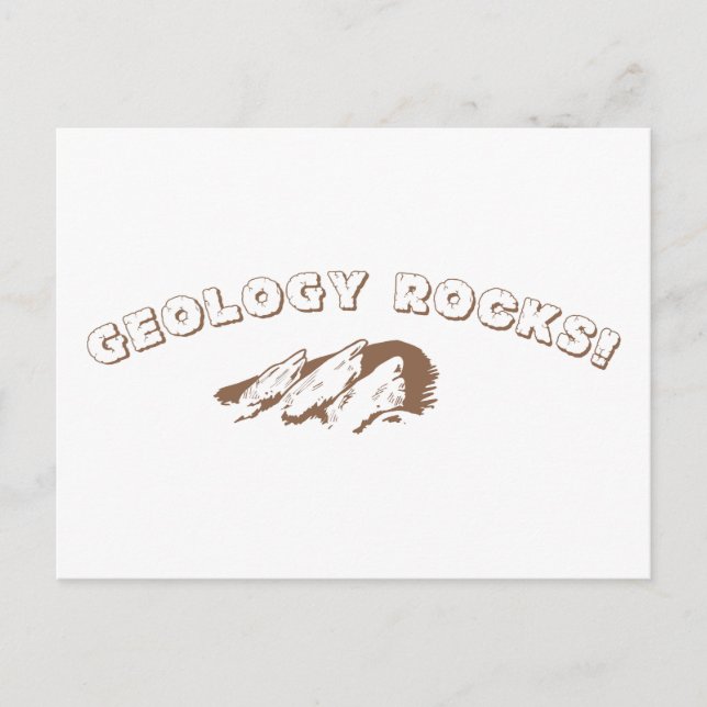 Geology Rocks! Postcard (Front)