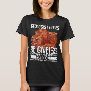 Geology Rules  Geologist Rock Collector  Graphic T-Shirt