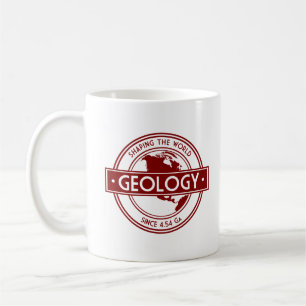 Geology- Shaping the World Logo (North America) Coffee Mug