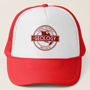 Geology- Shaping the World Logo (North America) Trucker Hat