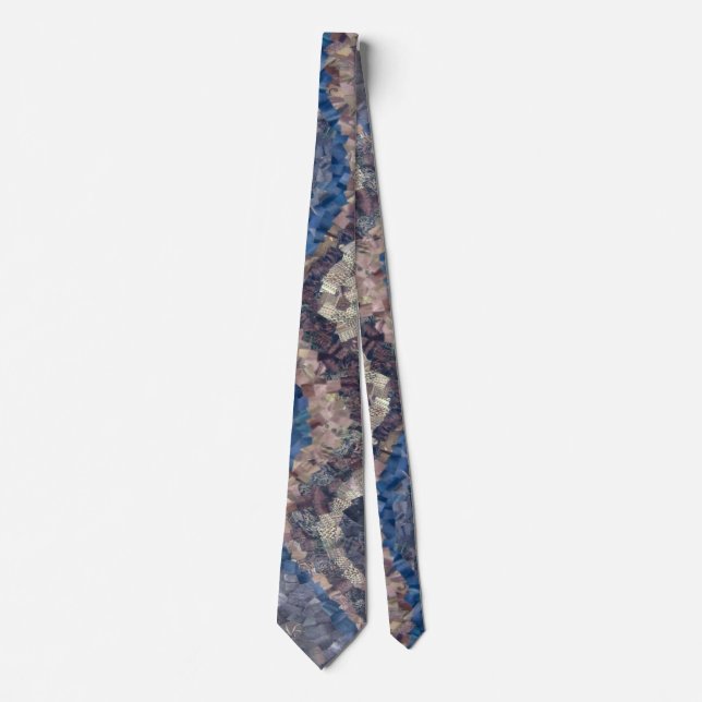 Geology Tie - Blue (Front)