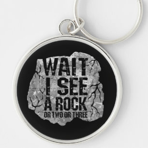Geology - Wait I See A Rock Key Ring