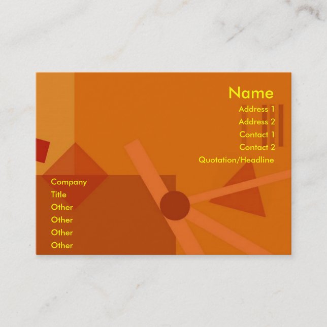 GeoMe Profile Card (Front)