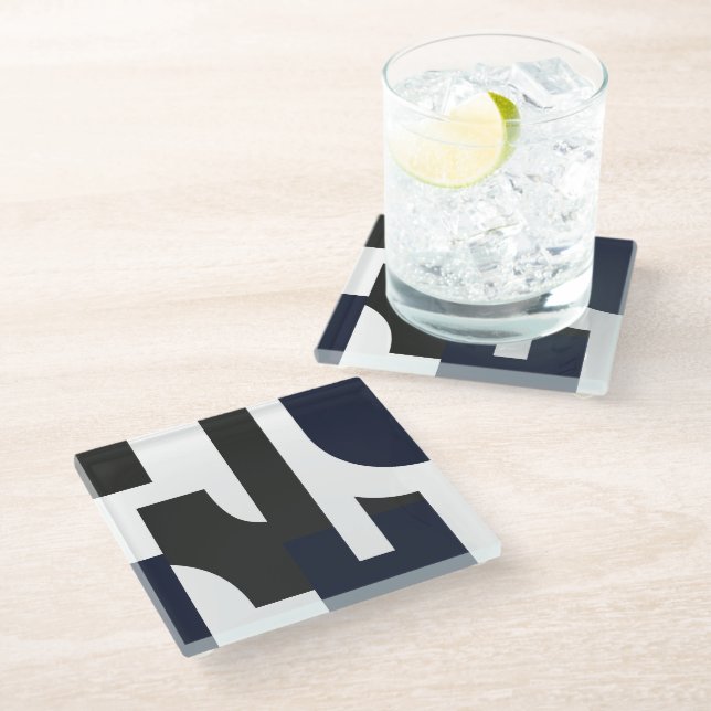 Geometría para sostenerse glass coaster (Angled)