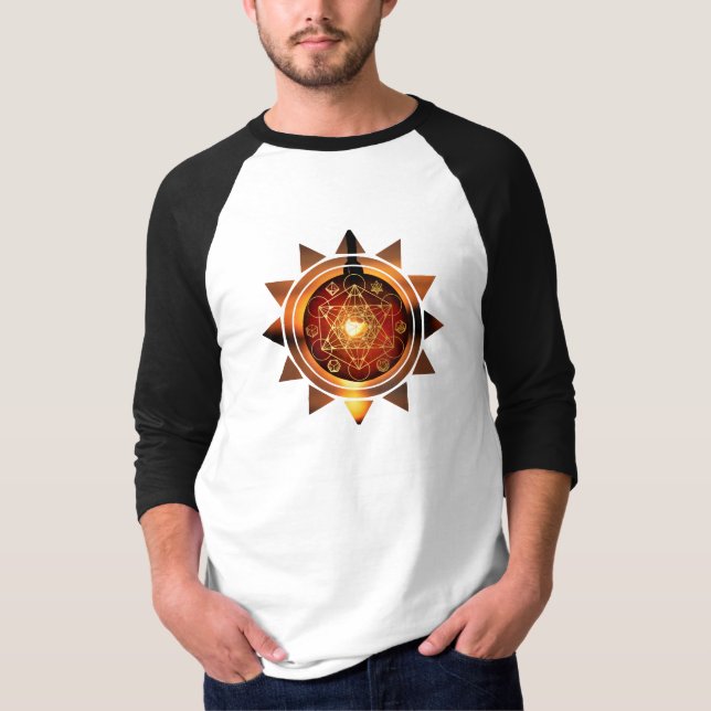 geometria sagrada Metatron T-Shirt (Front)