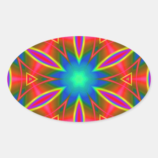 Geometric 160614 (01) oval sticker (Front)