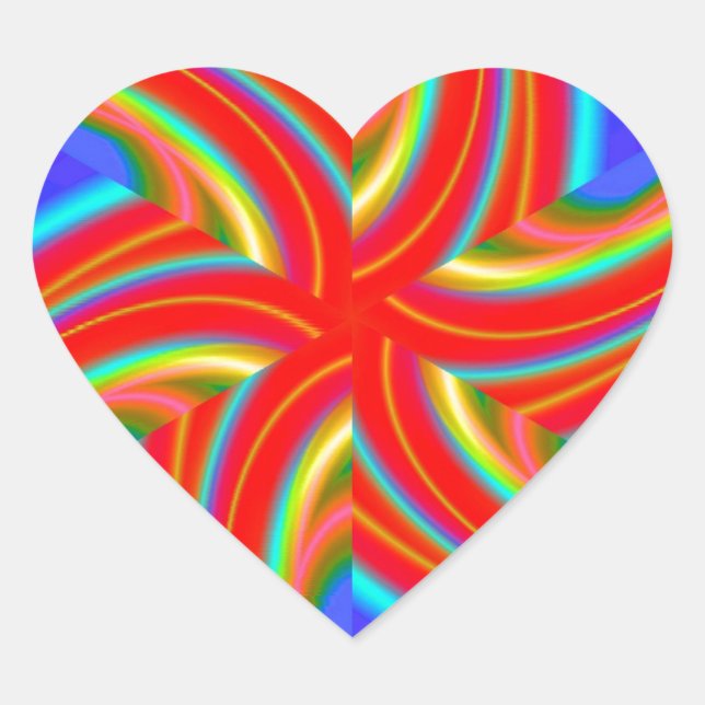 Geometric 160614 (04) heart sticker (Front)