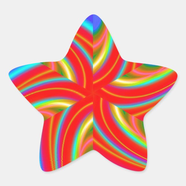 Geometric 160614 (04) star sticker (Front)