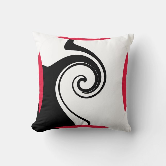 "GEOMETRIC 1" 16" x 16" POLYESTER TOSS PILLOW (Front)