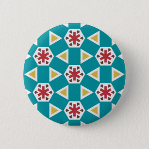 Geometric 230614 (01) 6 cm round badge