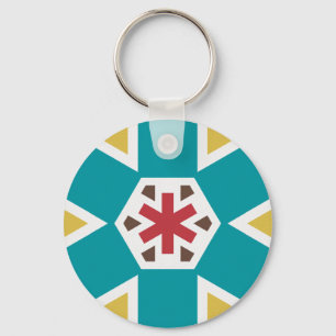 Geometric 230614 (01) key ring