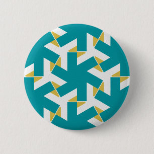 Geometric 230614 (03) 6 cm round badge