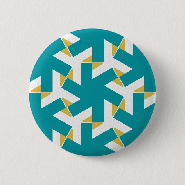 Geometric 230614 (03) 6 cm round badge (Front)