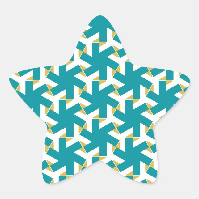 Geometric 230614 (03) star sticker (Front)
