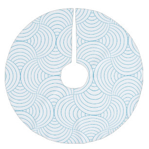 geometric #2 brushed polyester tree skirt