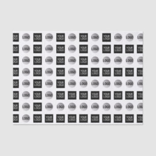 Geometric 2 Logo Pattern Design Tissue Paper