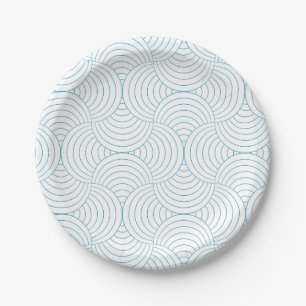 geometric #2 paper plate