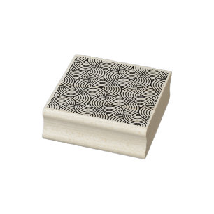 geometric #2 rubber stamp