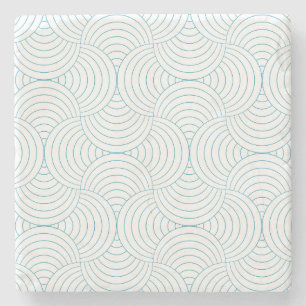 geometric #2 stone coaster