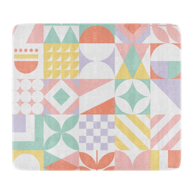 geometric #32 cutting board (Front)