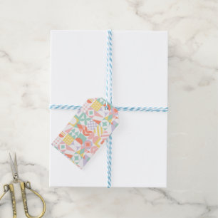geometric #32 gift tags