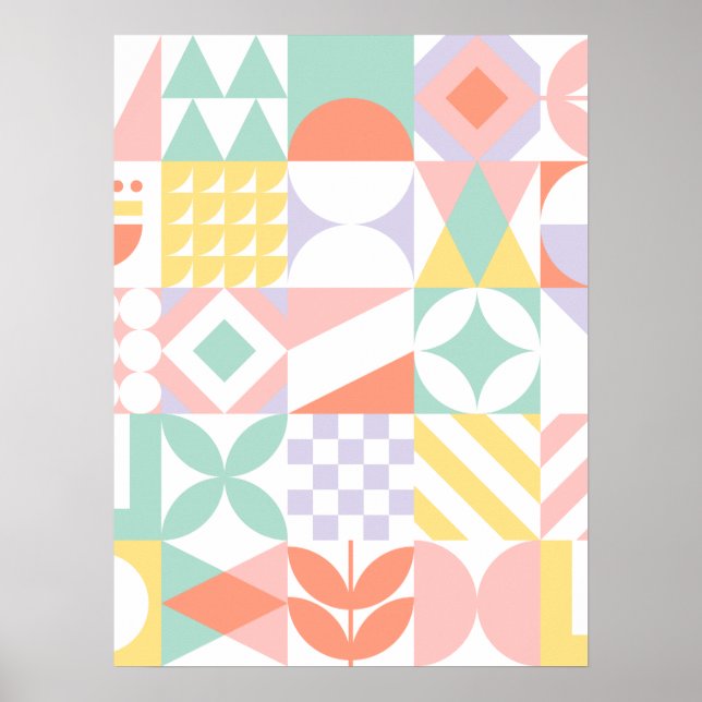 geometric #32 poster (Front)