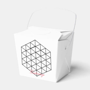 Geometric 3-D Cube Thunder_Cove Favour Box