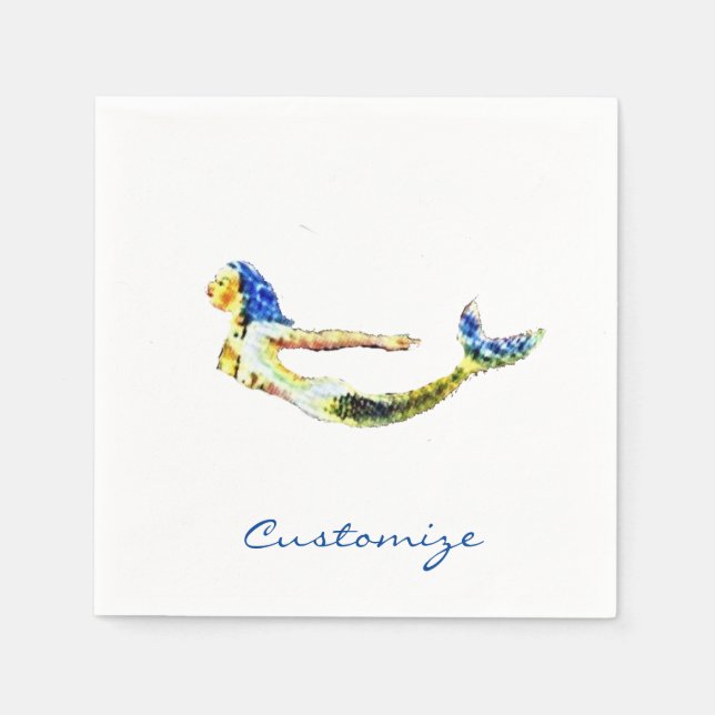 Geometric 3-D Cube Thunder_Cove Napkin (Front)