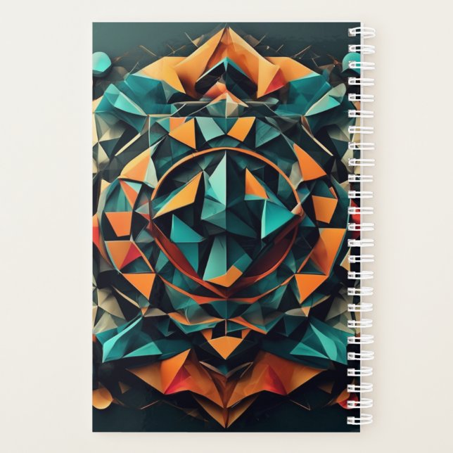 Geometric 3D Mandala Planner (Back)