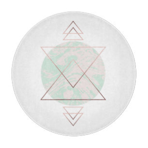 Geometric Abstract Art Design Cutting Board