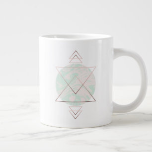 Geometric Abstract Art Design Large Coffee Mug