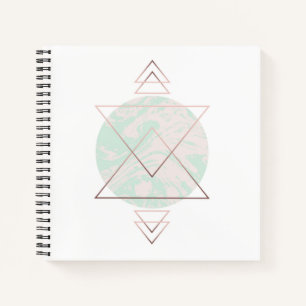 Geometric Abstract Art Design Notebook